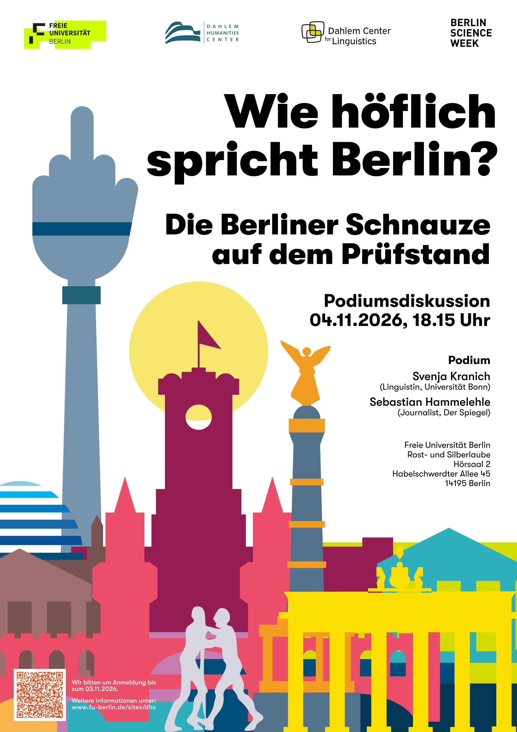 Plakat „Wie höflich spricht Berlin?“